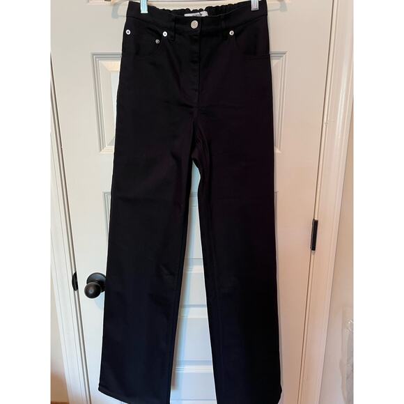 Thakoon Women's Black High Waisted Denim Pant, Size 4 - Picture 3 of 7